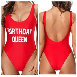 Birthday Queen One piece swimsuit